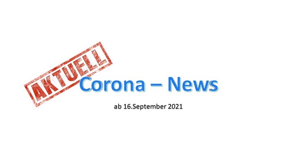 Corona-Verordnung ab 16.September 21